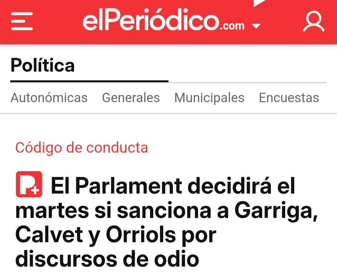 alejandroTGN's tweet photo. El único límite a la libertad de expresión en democracia es el código penal. 
Sancionar a los diputados de Aliança y VOX sería pura censura: si alguien se siente injuriado, calumniado o difamado, puede acudir a la justicia, pero no ponerle un bozal al adversario. https://t.co/Bmk85ce611