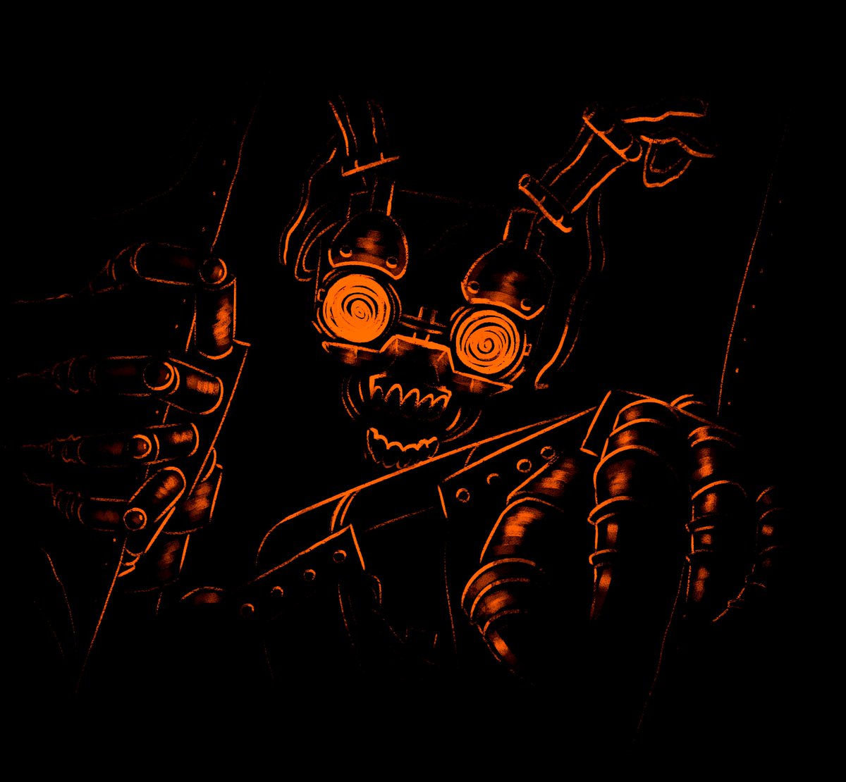 Daveon64's tweet photo. I was made to watch
And to learn
Every wonderous thing you set ash and burn

But I don't get to be like you
𝗜 𝗱𝗼𝗻'𝘁 𝘄𝗮𝗻𝘁 𝘁𝗼 𝗯𝗲 𝗹𝗶𝗸𝗲 𝘆𝗼𝘂

#FNAF #Mimicsweep #MIMIC https://t.co/wXKhiZmBmq