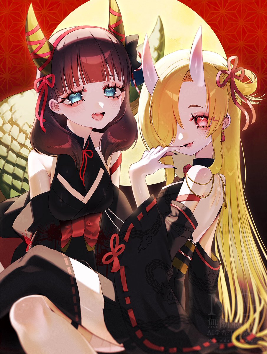 s_delusion's tweet photo. まゆうめ 🌕 鬼娘 https://t.co/ICU6xARgme