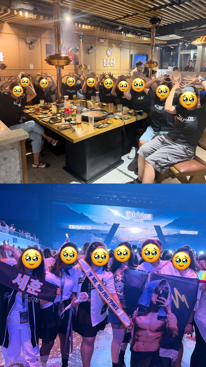 notmyloey's tweet photo. moment of appreciation for the people who made my first EXO planet extra memorable🥹🤍

I’m so grateful for my team cherry 🍒 who never gave up until each of us had our ticket.🥹 All those hours (and days) of queueing at smtickets and clicking  “drag to verify” were all worth it! I almost gave up on securing my  ticket during wv presale but they kept pushing until we secured the last tickets (qn: 796-7/800😅) during wv presale🥹 Thank u guys for making me live the dream!😭

I am really looking forward for the EXO weekend not just for the concert itself but also because I’m seeing my exo-l friends again! From our pre-concert preparation at the bnb, our post-concert dinners, the chaos para matupad ang kanya-kanyang panaginip (😅), and everything in between! 

I’m so thankful and lucky to have met these people along my exo tingi journey and even more grateful and blessed to have shared my very first EXO planet with them!🤍  

Here’s to more EXO ganaps (and travel🤪) soon!🥹🍒

p.s. ang challenging pala mag lagay ng emoji😅🤣 

@misschann61 @gypsaaayyy @loeypatch @kilayniohsehun @kweenie18_ @caratl_fan 🤍