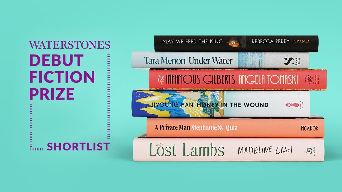 Waterstones's tweet photo. Less than a week to go until we announce the winner of the 2026 Waterstones Debut Fiction Prize! 🎉
Voted for by our booksellers, the #WDFP champions new talent and celebrates exceptional debut fiction in all its forms. Explore the shortlist here: https://t.co/yl8D8pC6IV https://t.co/Dxlz00uPrZ