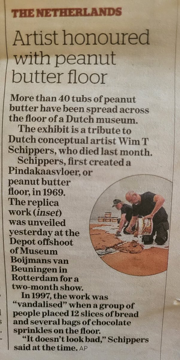 AdamYamey's tweet photo. CAN #ART BE #EDIBLE?
(article in today's i newspaper https://t.co/llDVV1oJsU