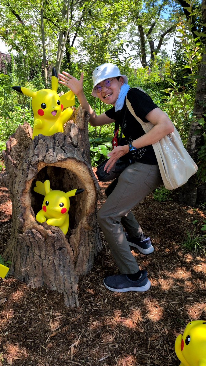 Otomoyan_'s tweet photo. 念願の #ポケパークカントー にリア友と行ってきました！😆✨

入り口の御三家からテンションMAX！

大迫力のイワークに食べられそうになり(笑)

ピカチュウの森や、草ポケモン達で癒されて…

大の大人が終始大はしゃぎ😂

華金に最高の思い出できた！！

ポケモン好きは絶対行くべきだね！！⚡️🔥💧🍃 https://t.co/wrMgvdUu2N