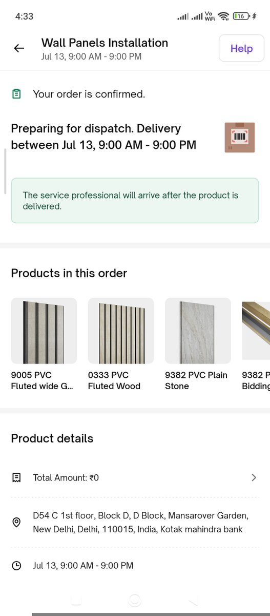 dhirenpant's tweet photo. @urbancompany_UC hi team this is the second time I have given the panel booking to your company. I want these panels to be delivered by this Sunday positively so that Naseem can get them installed on 13th July. I already had a word with my RM Umang to prioritise it. Pg1 https://t.co/vsqmp5WfWf
