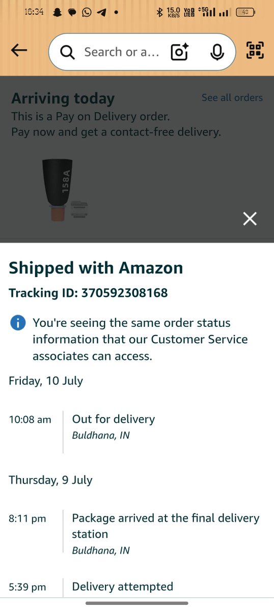 ToxicShree's tweet photo. Dear @AmazonHelp, my order has not been delivered for the last two days. If I do not receive my delivery today, I will be forced to file a formal complaint at the Consumer Forum. Please look into this immediately https://t.co/YVepyUcxpl