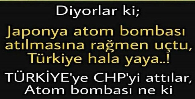 NejatAkay's tweet photo. @zafersahin06 CHP kapatilsin! ⚠💥 https://t.co/HGFjeEX8Dq