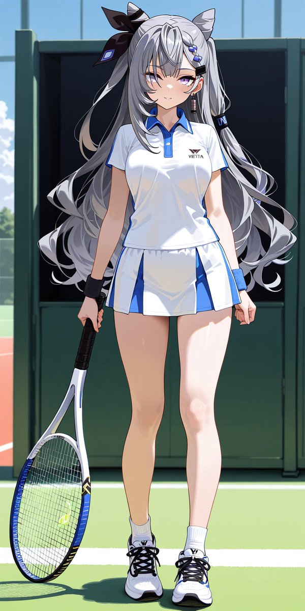 cyranok195778's tweet photo. #Vestia #Zeta #hololive #tenniswear https://t.co/jqU5xgDaNP