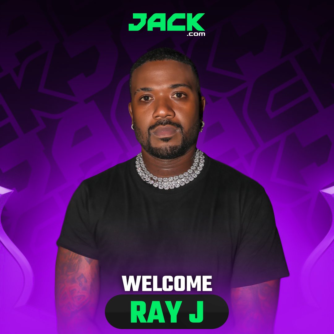 JackCasino's tweet photo. We're excited to announce that @RayJ is officially part of JACK! 💚

Join the celebration - repost &amp; comment for a chance to win a share of 200 Free Spins! 🎁 https://t.co/9JnftdOdHv