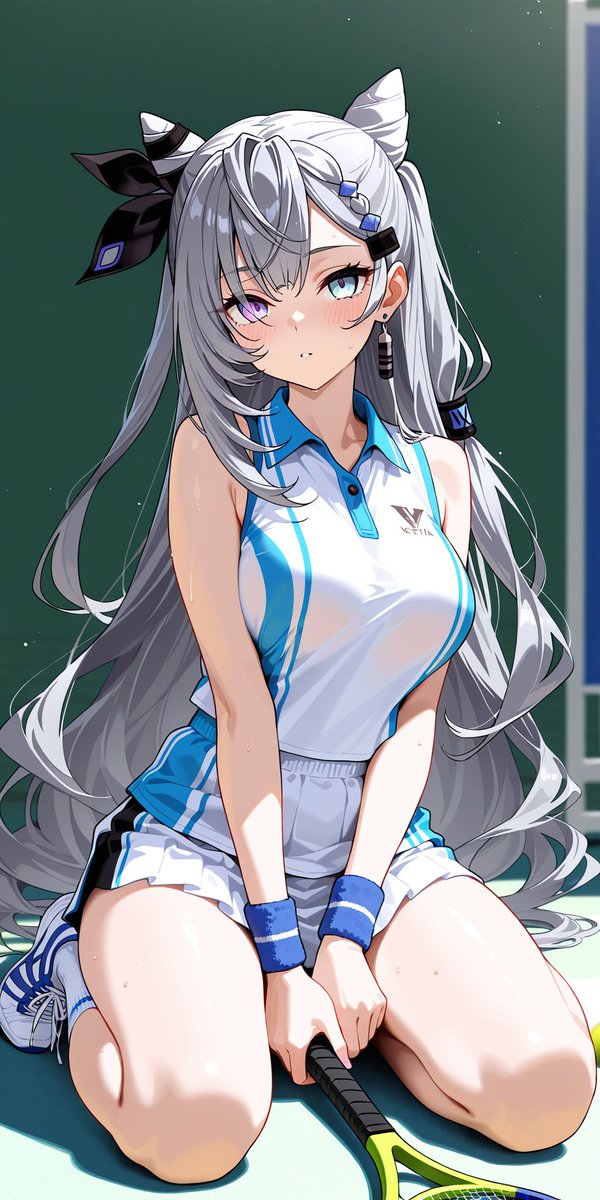 cyranok195778's tweet photo. #Vestia #Zeta #hololive #tenniswear https://t.co/LdXjD2vccZ