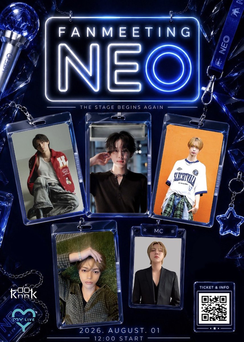 📣【FANMEETING〜NEO〜】開催決定！ 🗓️2026年8月1日（Sat） 🕛開場