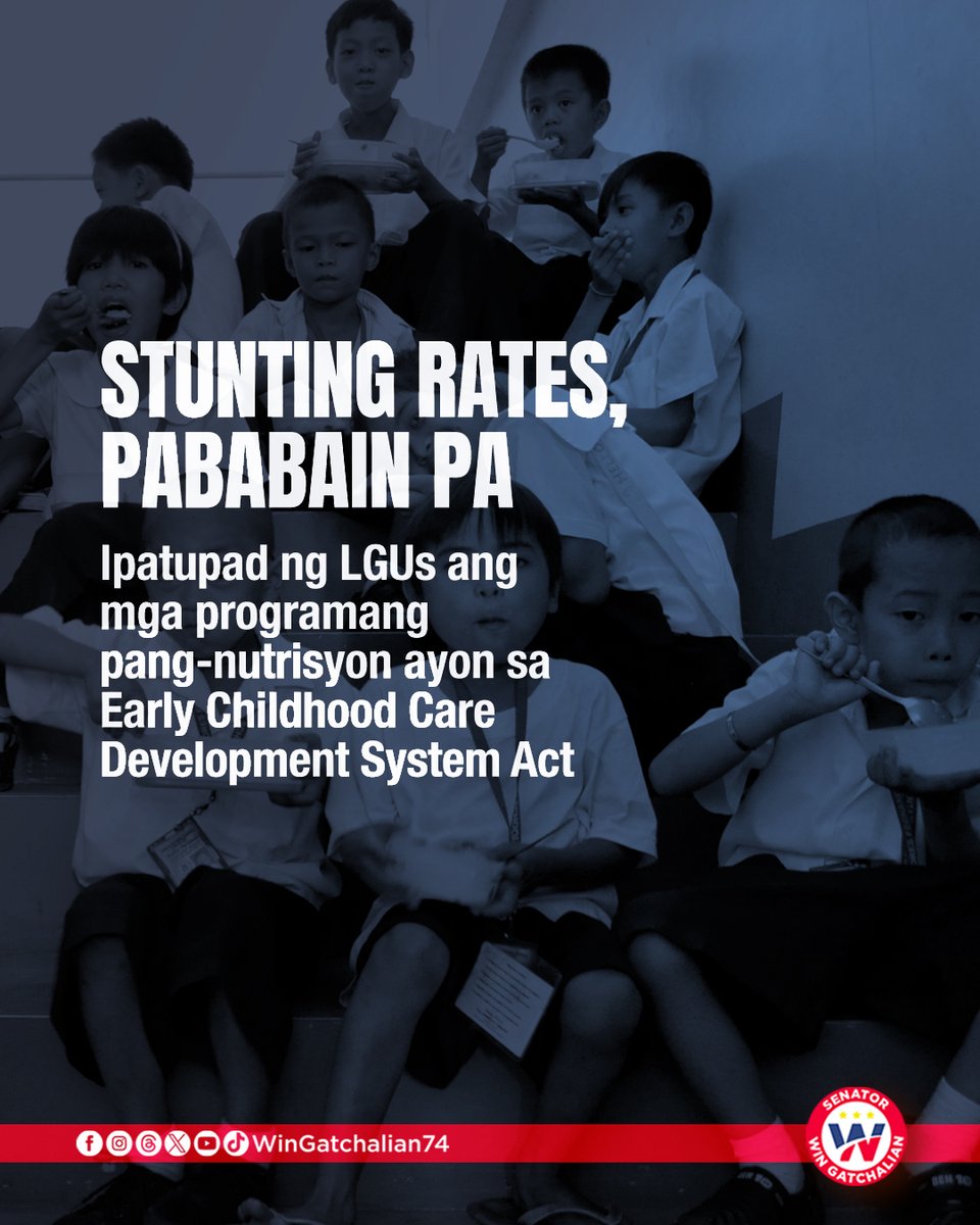 WinGatchalian74's tweet photo. Malaki ang papel ng mga lokal na pamahalaan sa pagpapatupad ng mga hakbang para sa wastong nutrisyon upang mabawasan ang pagkabansot ng mga bata.

BASAHIN DITO → https://t.co/XZuHqJTNV6 https://t.co/oM07435yDD