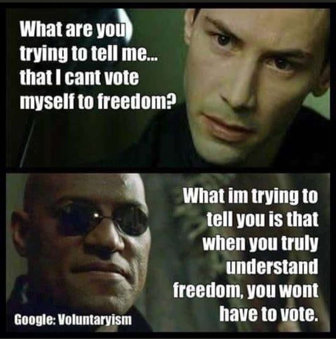 Smoke6464's tweet photo. Good mornin to those who value individual freedom and liberty and who understand 👇 https://t.co/rDsXhKhgyd