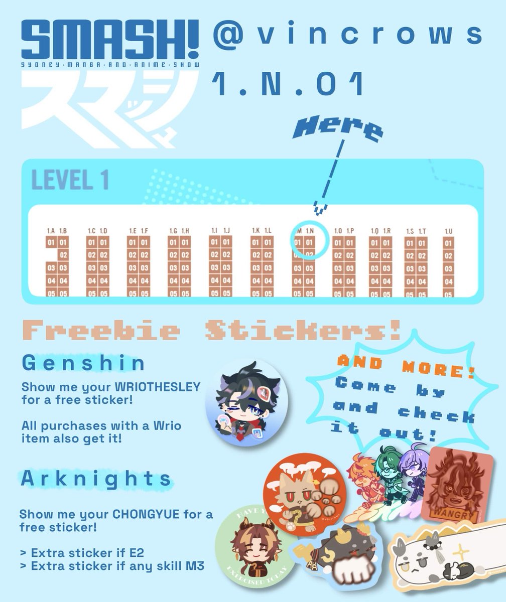 vin ✦crows SMASH con 1.N.01 / AVCon i1 tweet media