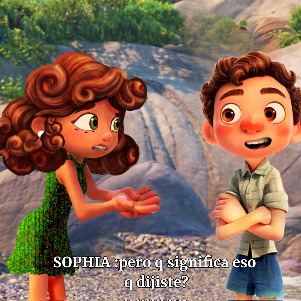 blue_iana's tweet photo. CREO QUE YA LLEVE ESTO DEMASIADO LEJOS  🖤🗣💕 PERO WENO OTRO EDIT 

#luca #pixar #luberto #OCㅤㅤ https://t.co/Qr4vcLkPKE