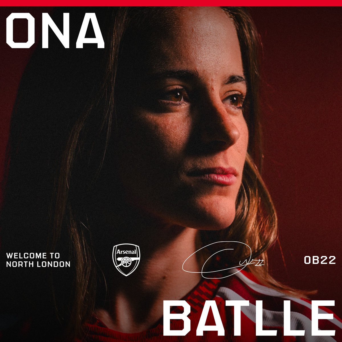 ArsenalWFC's tweet photo. Ona Batlle is a Gunner ❤️