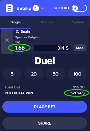 VISHESHMY1's tweet photo. @Latinashsb friend switch to duel for this spain bet same match is showing 521$ right now https://t.co/rKfG4fzQxW
