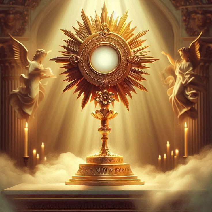 jainelsonwinck's tweet photo. "The Eucharist is the supreme proof of the love of Jesus.       
After this, there is nothing more but Heaven itself."     

- St. Peter Julian Eymard https://t.co/mHUDmy8brI