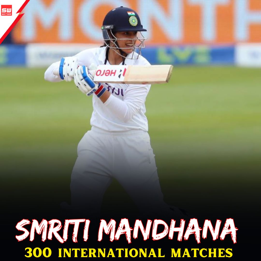 mysportswiz's tweet photo. Smriti Mandhana has completed 300 international matches for Team India, a testament to her class, consistency, and commitment over the years
https://t.co/7Wm3X0Tlrs
#SunilGavaskar #RegisterNow #Varun #Rohit #Hardik #Bumrah #BCCI #Virat #Agarkar #Ireland #INDvENG #Vaibhav #T20I https://t.co/1Ln68lTFNS