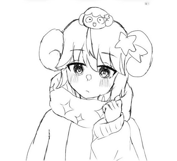 remuchilyan's tweet photo. ふへへ、これから色塗りをするのだ
これラフなしは天才だと思う私 https://t.co/i6JUfIh95p
