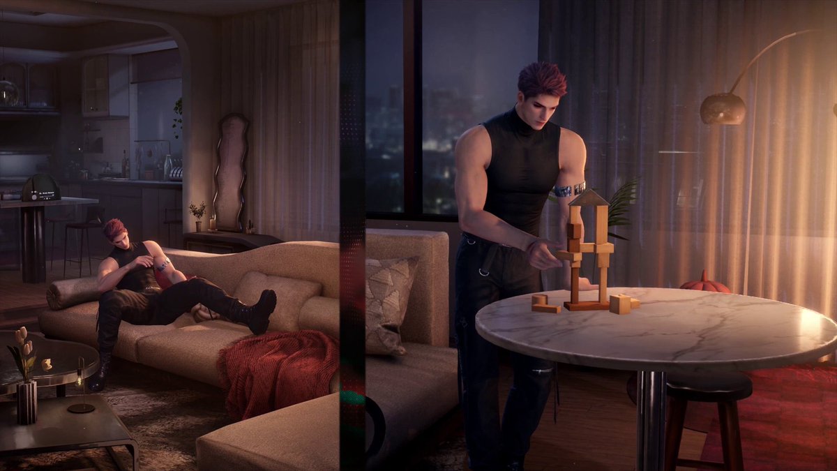 starsnanxiety's tweet photo. these are stills from his trailer. not only does MC grant him permission to enter after he asked for the consent, but she allows him to get comfortable, relax and play a game. they hold hands and he’s very affectionate, which if she didn’t like, she could very well make him stop. she allows it because she’s comfortable with it, and with him. and he’s the only LI where MC is this playful and giggly, which is a very nice change considering how little free time in-game she has to be her brighter self. it’s very obvious that they are not strangers, but friends. their level of comfort makes it clear as day

#ValkowasFramed #ValkoisInnocent #JusticeforValko #BringBackValko