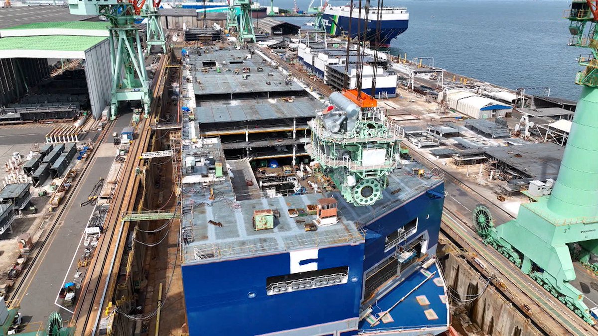 今夜10時テレ東系！海上自衛隊の護衛艦を建造・改修する工場も取材