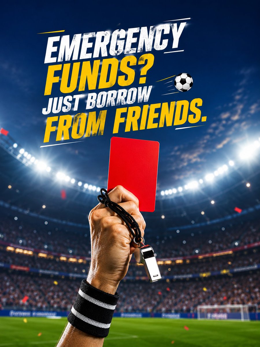 GoPaisaCom's tweet photo. 🟥 RED CARD to bad financial advice. ⚽

Some opinions deserve to be sent off before the final whistle.
Play smarter with GoPaisa Instant Money for fast, secure Credit Card to Bank Transfers.

⚽ Which one gets your red card?

#GoPaisa #Football #InstantMoney #fifaonzee5 https://t.co/9ymjOcmwdT