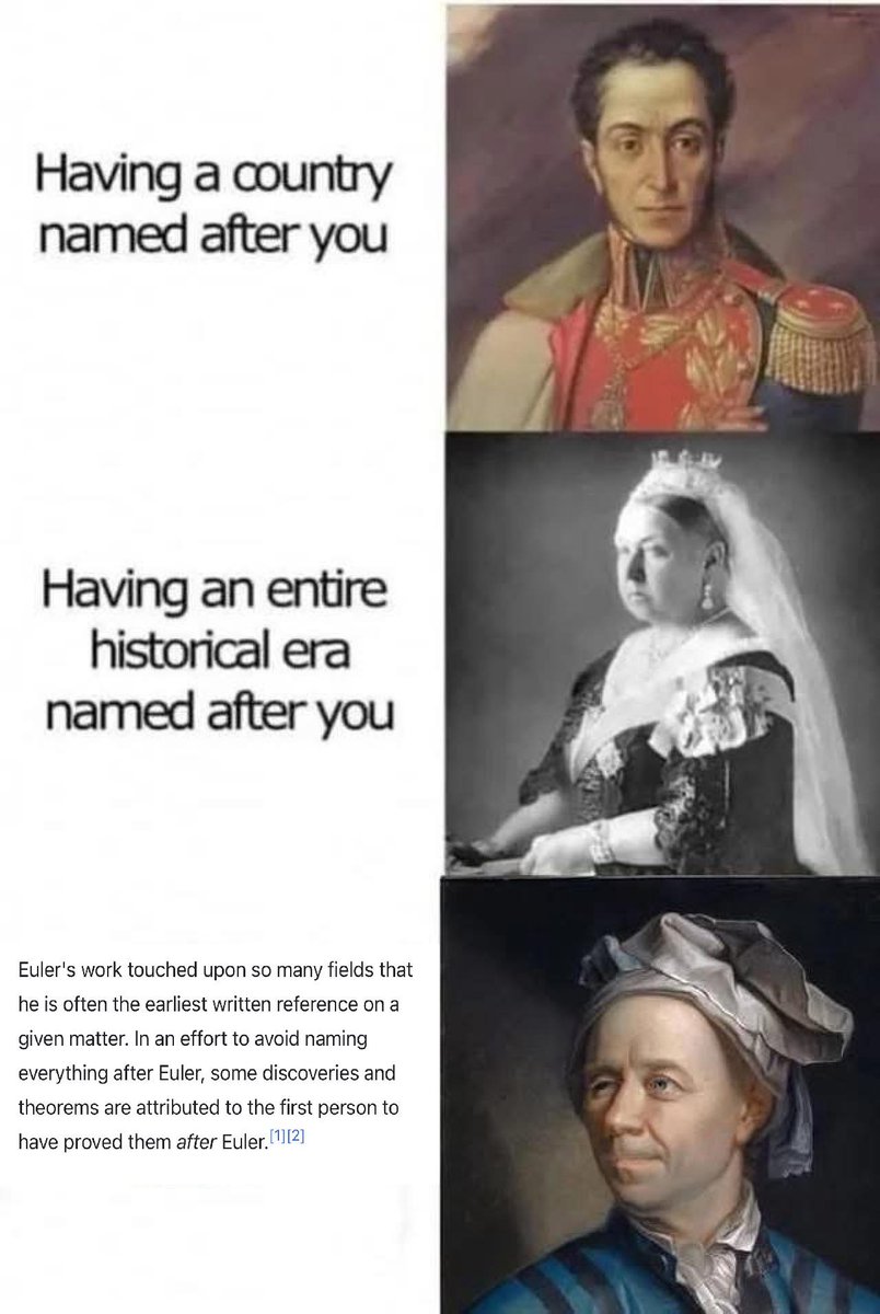miniapeur's tweet photo. Euler is the ultimate chad https://t.co/7XvlUK3A1B