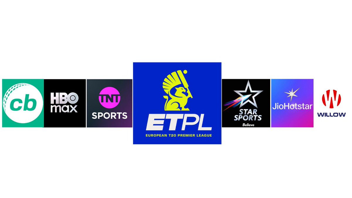 vlp1994's tweet photo. ETPL Europe’s first ICC-sanctioned franchise T20 league, today announced landmark broadcast partnerships with JioStar, TNT Sports, Willow &amp; Cricbuzz for its inaugural season. https://t.co/fKtRWHdq6M