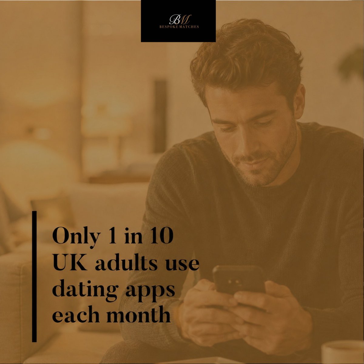 BespokeMatches's tweet photo. Only 10% of UK adults use #dating apps in a typical month. That means the vast majority of people aren’t actively swiping- they’re out living their lives. Sometimes the best connections happen through introductions, shared experiences and real conversations, not algorithms. ❤️ https://t.co/H0yUwZ7Gmt