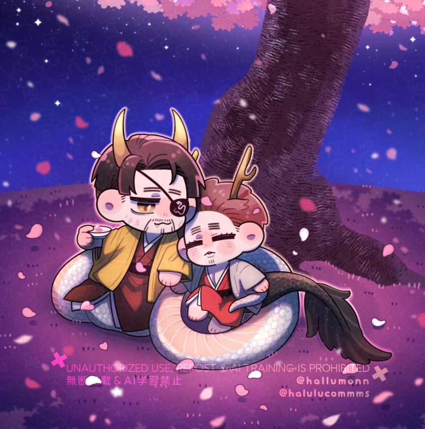 HaluluComms's tweet photo. 🐍🐉Makiri for Karoppi (@KarKeroppi) ✨
I enjoyed drawing this so very much 🥰🩷 https://t.co/PmdCCdslUb