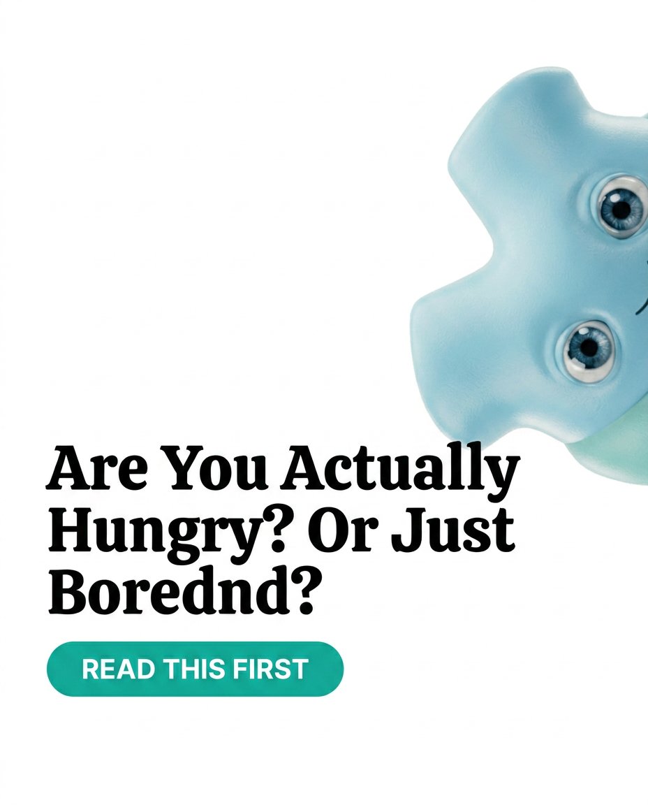 cubyapp's tweet photo. That 3 PM snack craving might not be hunger—it could be boredom or stress. Learning to spot the difference is a superpower. Cuby's 'Vibe Check' helps you connect mood to food and break the cycle. Find your pattern and change your habits. https://t.co/0yFHgEEZDj