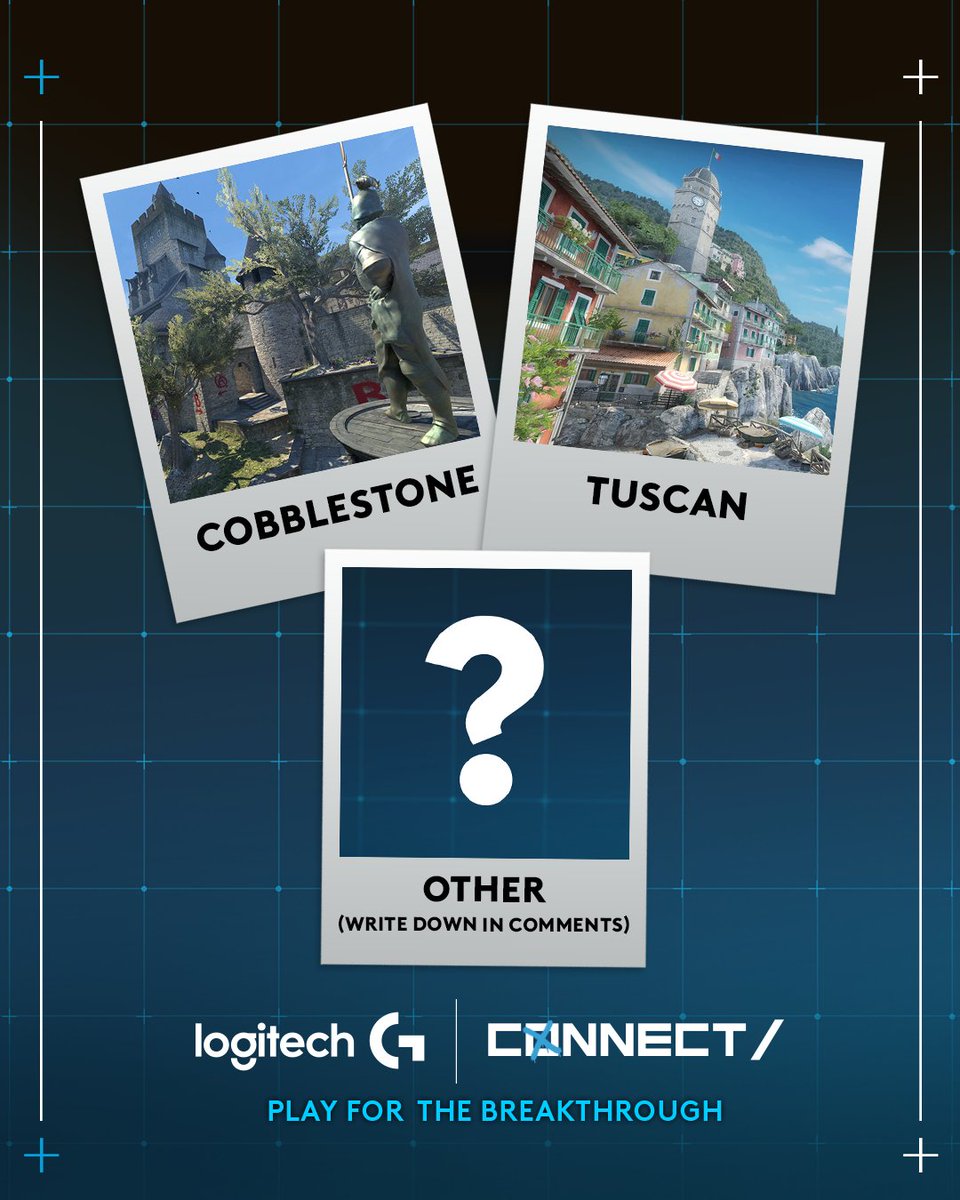 ConnectFestGG's tweet photo. If you could bring ONE map to every CS tournament, which one would it be? 🗺️

#logitechg #logitechgconnect https://t.co/d5XQ5UQYf9