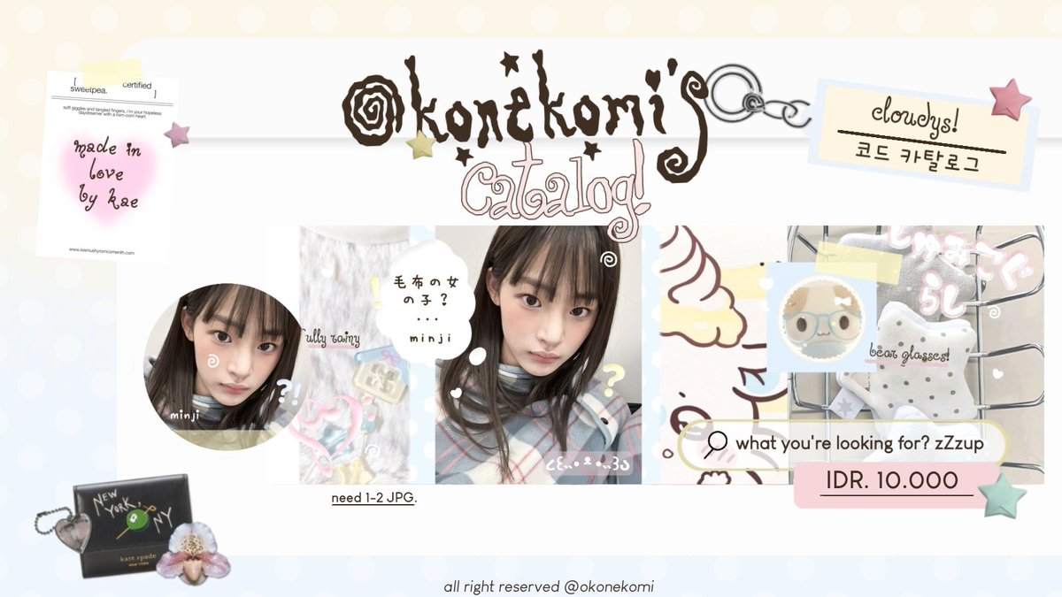 okonekomi's tweet photo. help repost please? thankyou! 

hallo <peeps> aku bawa anak anak baru lagi yang siap buat di ospek. kalo ada kesamaan sama ba lain boleh tegur aku via dm ya (💭✉️) anyway pada minat ga kalo aku open titipan? let me know bellow, anw layout nya ufs yapp! 🪡#bealanja https://t.co/BQ0jGWOoxr