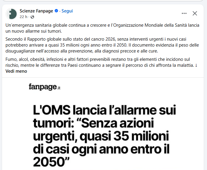 mcrisparlato's tweet photo. C'è un emergenza sui tumori. 🤔🤔 https://t.co/5GaWBEIJS9