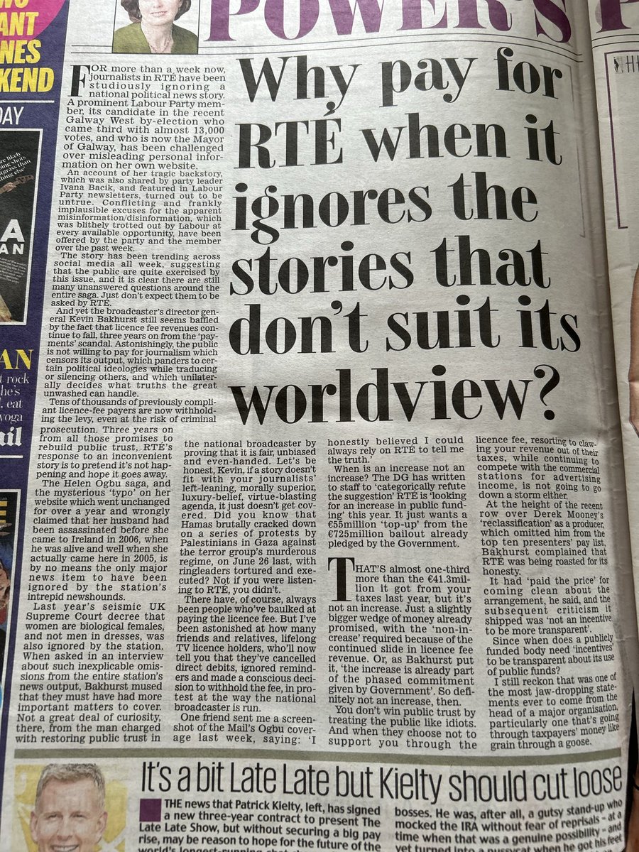 jamesfahey15's tweet photo. From Brenda Power the Irish Daily Mail. Spot on. https://t.co/Et42oV5cm5