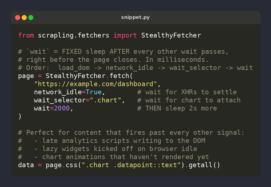 Scrapling_dev tweet picture