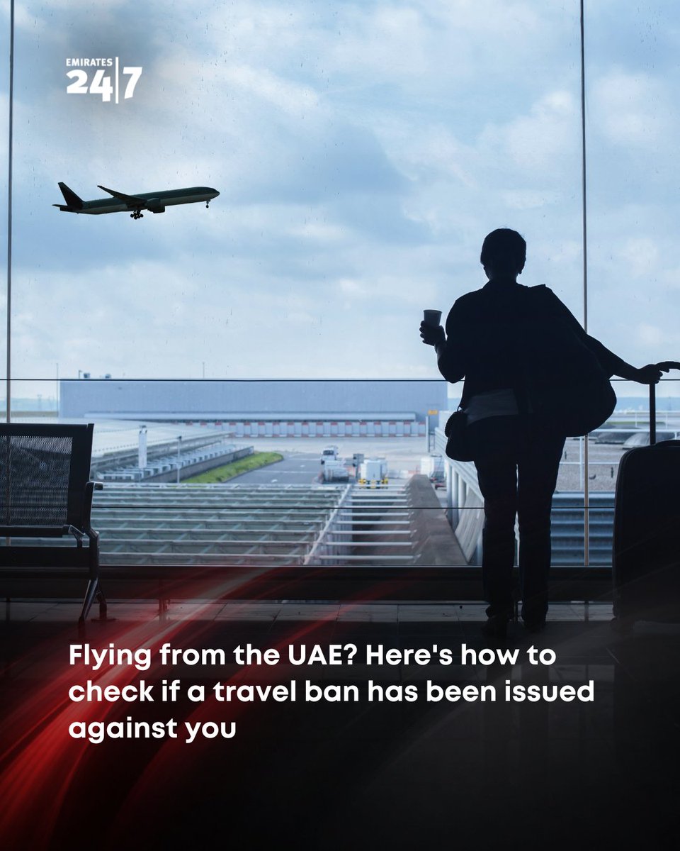 Emirates247's tweet photo. If there is an ongoing case that you are involved in, whether it’s a traffic case or a court proceeding, you may want to know if there is travel restriction placed on you.

Read more: https://t.co/AbCSZh76UT https://t.co/Y6cOTBAZKt
