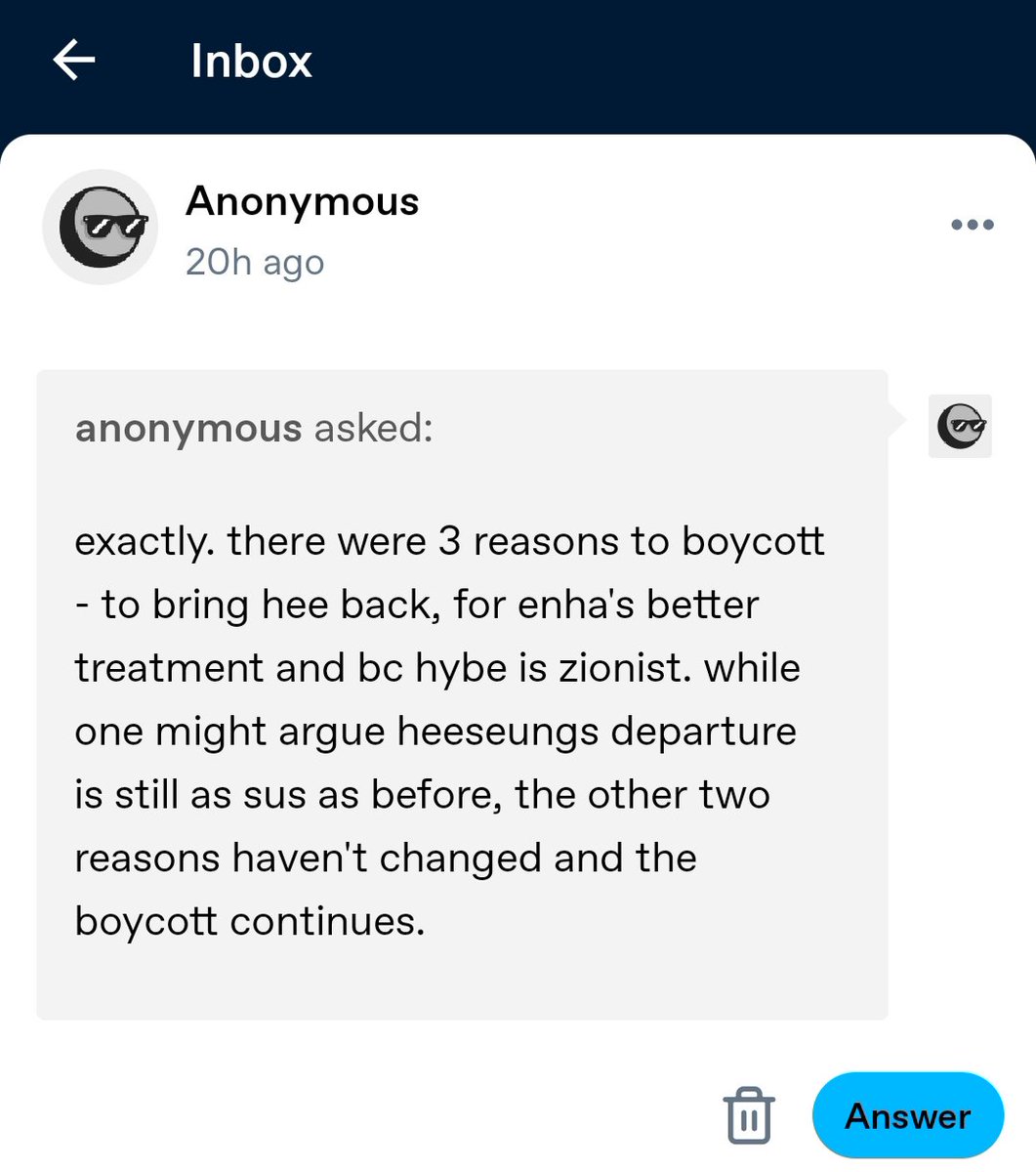 Bambihrs777's tweet photo. This anon on my Tumblr inbox said EVERYTHING I WANNA SAY. https://t.co/uR6XvRMRqO