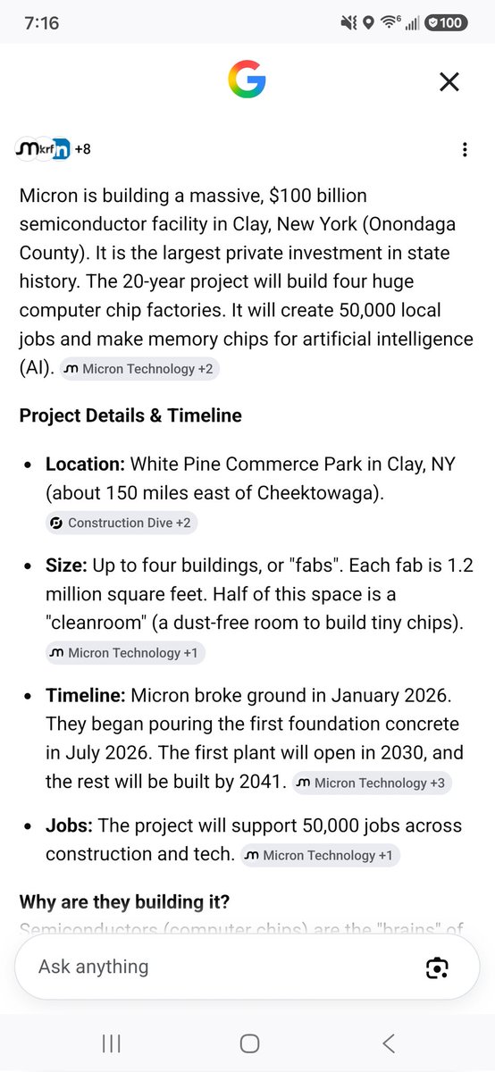 TankermechVet's tweet photo. @GovKathyHochul Wow!!!! 4yrs? To build one building? Are you insane? And for AI? Stupid!!!!
That is not a productive manufacturing  facility for average American consumers!!!!! Its for AI! https://t.co/w50S17UfoN