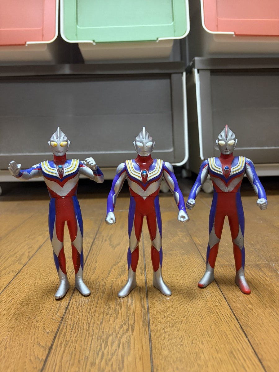 復刻版ソフビの初代ウルトラマンとウルトラマンティガを入手したので