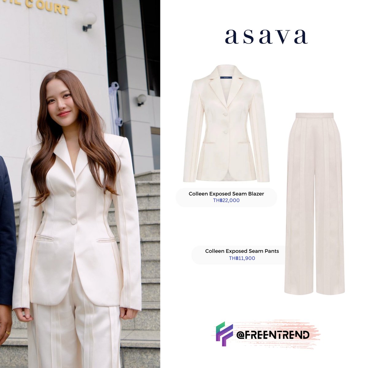 FreenTrend's tweet photo. 260710 Court Proceeding Update regarding Freen's former agency

👔 Asava suit from AW25 Collection

#solennEntertainment #srchafreen https://t.co/tNbAhHKT43