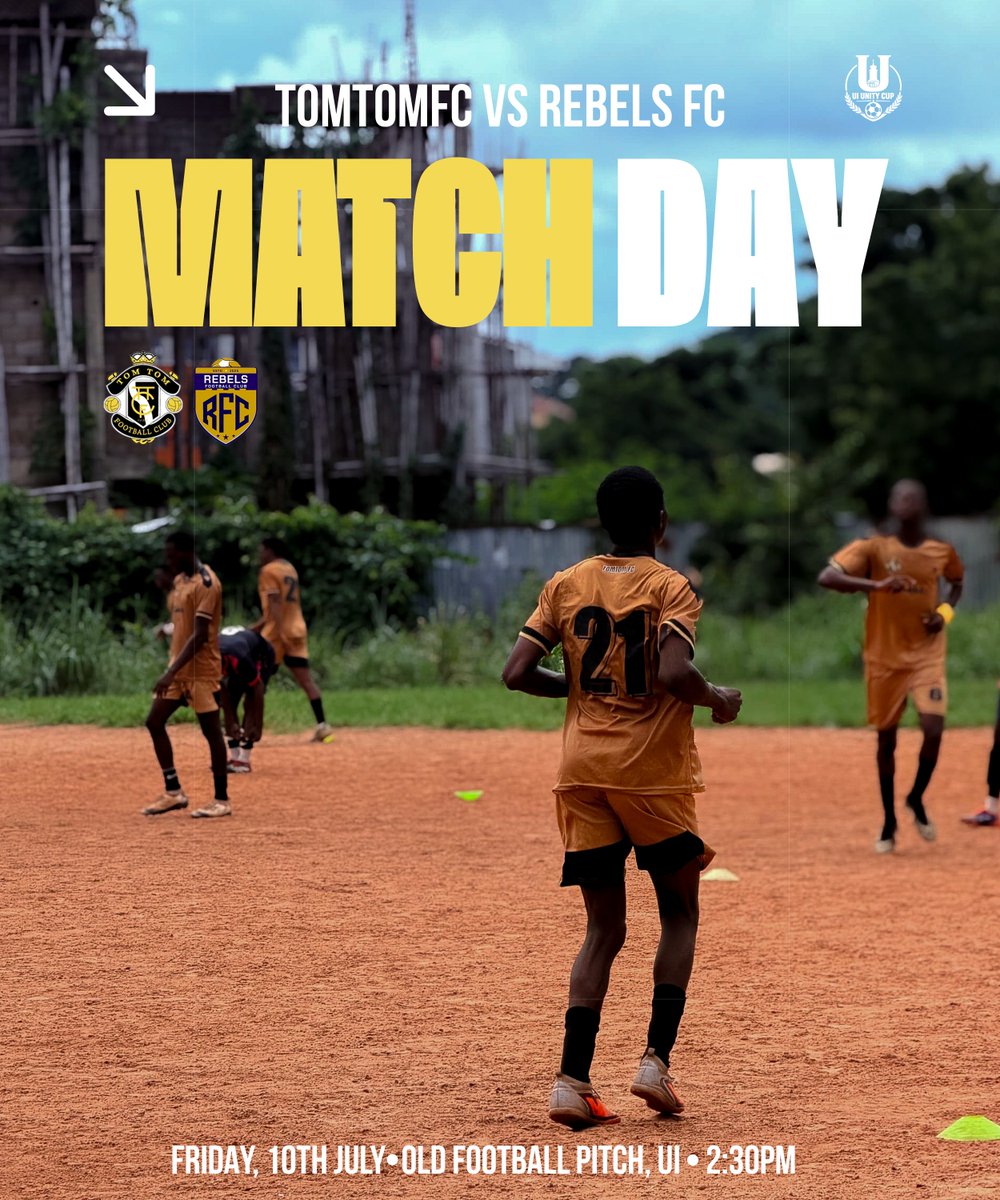 tomtomfc_'s tweet photo. Up Next is our Reverse Fixture against the Tech Giants.

#TOMTOMFC #UnityCup #MD5 https://t.co/kvnvuKOnlo