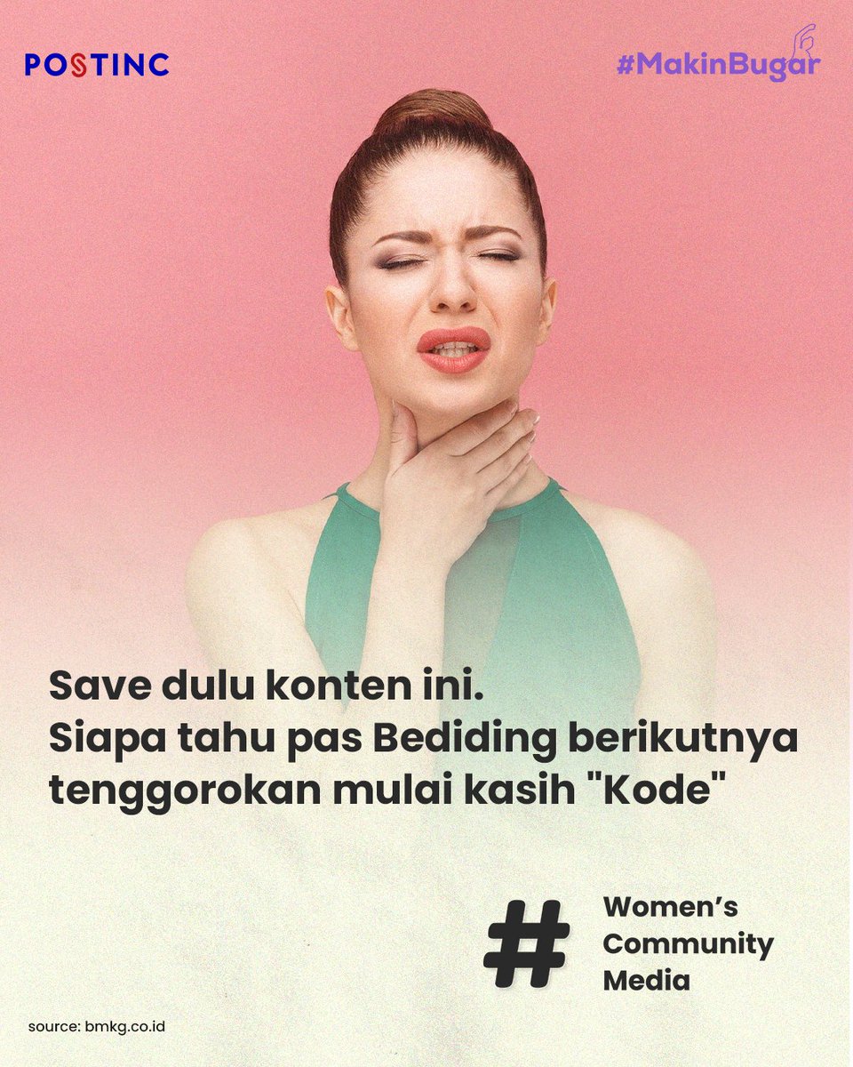 postinc_id's tweet photo. Pernah ngerasa tiap bediding tenggorokan langsung seret juga? Atau baru tahu kalau ternyata bukan cuaca dinginnya yang jadi penyebab utama? 👀 https://t.co/pft0ljoT1E