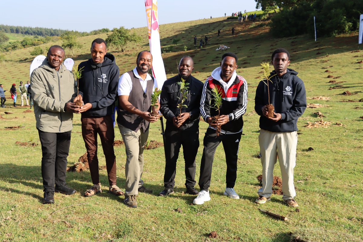 srckenya's tweet photo. Demonstrating its commitment to environmental sustainability and National climate action, SRC today, participated in the 10th Edition of the Kaptagat Integrated Conservation Programme (KICP) at the Sabor and Penon Forests in Keiyo South Constituency, Elgeyo Marakwet County. The tree-growing exercise, held in support of the Government's ambitious target of planting 15 billion trees by 2032, brought together senior national and county government leaders, development partners, Community Forest Associations, and other stakeholders to advance ecosystem restoration, water catchment conservation, and climate resilience. Through its participation, SRC reaffirmed its dedication to responsible environmental stewardship and collaborative initiatives that promote sustainable development, protect critical natural resources, and secure a greener, more resilient future for present and future generations.
#RewardingProductivity