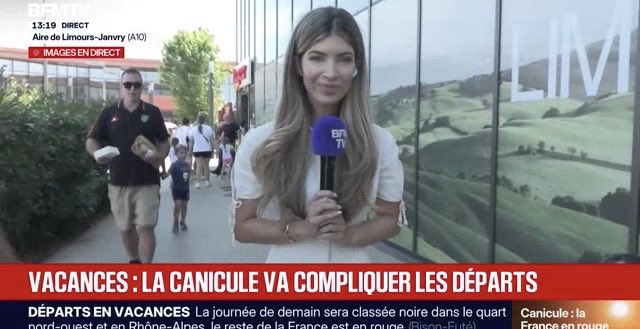 MonsieurLettres's tweet photo. @NoemieWira sur la route des vacances.
Et sur l’autoroute de l’info #La13 @BFMTV.
Chassés-croisés de vacanciers interrogés par une journaliste qui carbure à l’info et à la bonne humeur : Noémie qu’on aime 🤍 retrouver dans #MidiBfm.
Tous les feux sont au vert pour vous suivre. https://t.co/lXOJLf5VS6