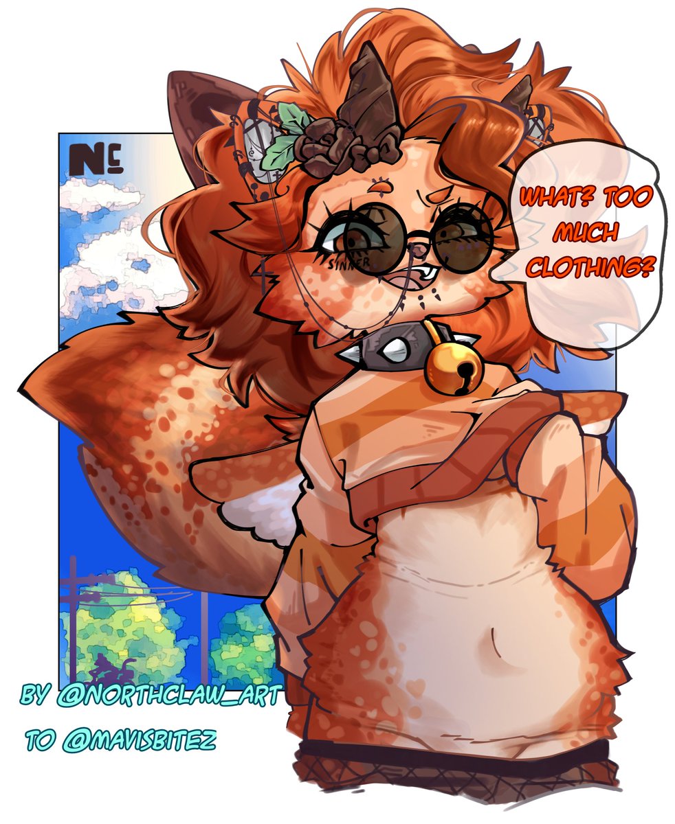 northclaw_art's tweet photo. For u @mavisbitez 

#oc #fursona #smallartist #artmoots #fanart #digitalart #furry #furryart https://t.co/N9ctz7jmJ4