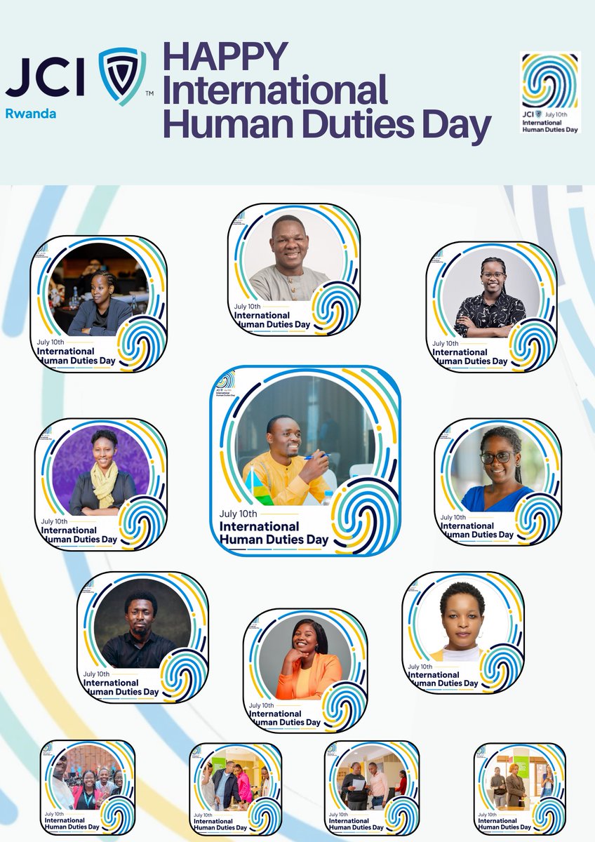 jcirwanda's tweet photo. Great communities are built on shared responsibilities! 

🌍 Today, we celebrate #HumanDutiesDay with JCI Rwanda. Let’s commit to stepping up, being active citizens, and making a difference together. 🇷🇼💙

Drop a 🤝 below if you're in!

#JCIRwanda #CommunityFirst #Rwanda https://t.co/JP7YUwH9DA
