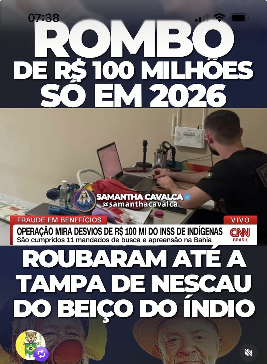 patyfantinati's tweet photo. Nem os índios foram poupados de serem assaltados pelo sistema! https://t.co/Qj3l4juYtX