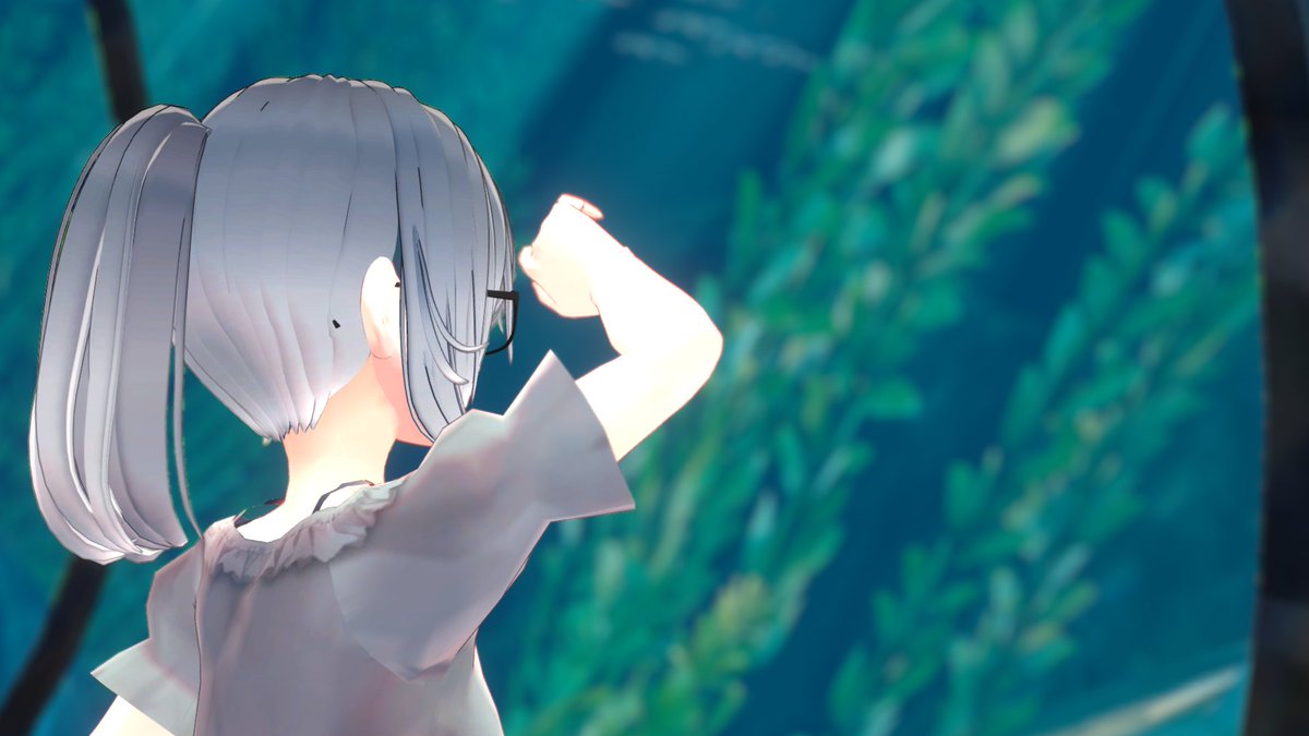 TiO2SiO2's tweet photo. 「#VRChat記憶部」の撮影会 その２
  「holoAquarium （Prod․ by Amelia Watson）」
 #写真撮る人撮られる人集会 #RQz_Photo https://t.co/H1WL1bt8tt