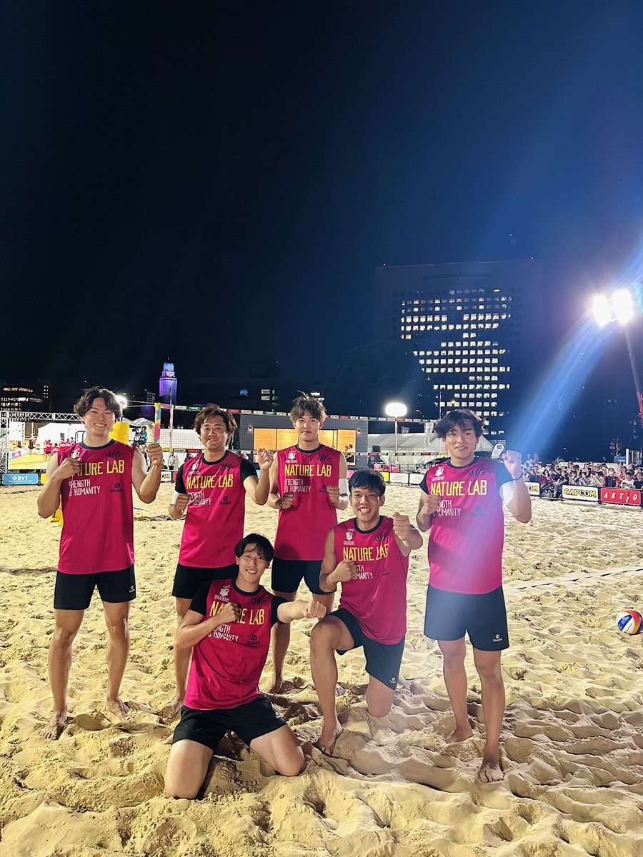 greatbears_vb's tweet photo. アクティオビーチバレーボール
エキシビションマッチ横浜 
SV.LEAGUE MEN🏐⛱️

応援ありがとうございました📣🐻

#東京グレートベアーズ
#グレベア
#ネイチャーラボ https://t.co/iAd7Ozk9ZF